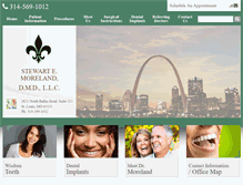 Tablet Screenshot of drsmoreland.com